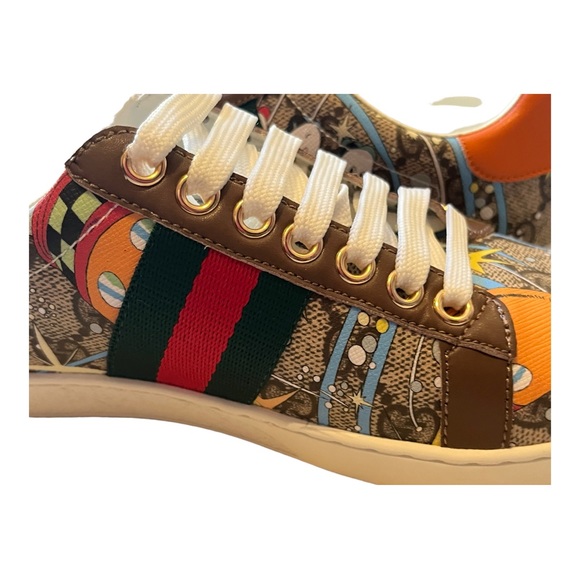 RARE Gucci Ace x Disney Huey Dewey Louie GG Logo Sneaker Shoes in Size 35 - Picture 8 of 16